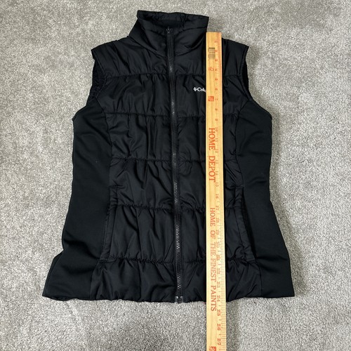 Columbia Puffer Vest Womens Small Black Omni Heat - Picture 5 of 5