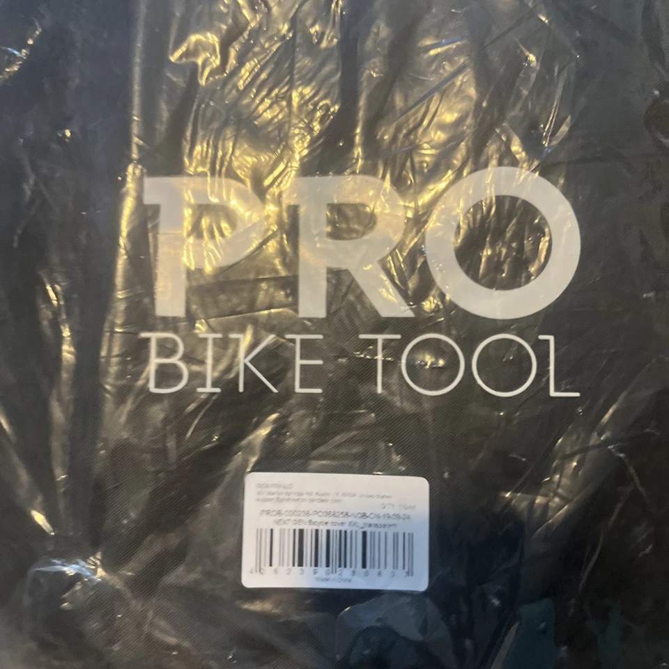 Pro Bike Tool Next Gen Bicycle Cover XXL Transparent With Storage Bag New - Image 2 of 4