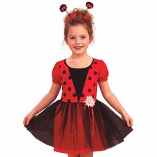 Rubie's New Ladybug Garden Girl Costume Dress Up 4-6T Halloween Party FREE SHIP