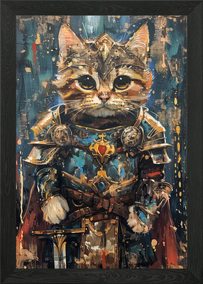 Gerahmtes Wandbild Munchkin Paladin Poster Leinwanddruck Bild