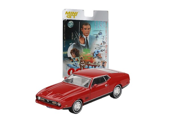 Mini-Gt 1:64 Ford Mustang MACH4 Diamonds Are Forever 007 James Bond Japan 1971-image