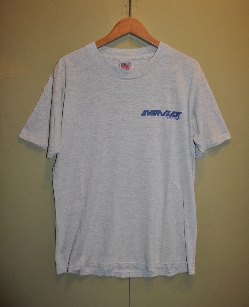 Used 90 Santa Cruz Ever Slick Jeff Kendall T-Shirt Made In Used 90 Santa Cruz Ever Slick Jeff Kendall T-Shirt Made In