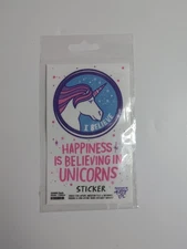 Primitives By Kathy LOL I Believe Unicorn Sticker Happiness
