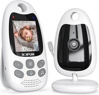 BOIFUN Baby Monitor with Camera,No WiFi, 2-inch Screen, VOX/ECO Mode,Lullabies