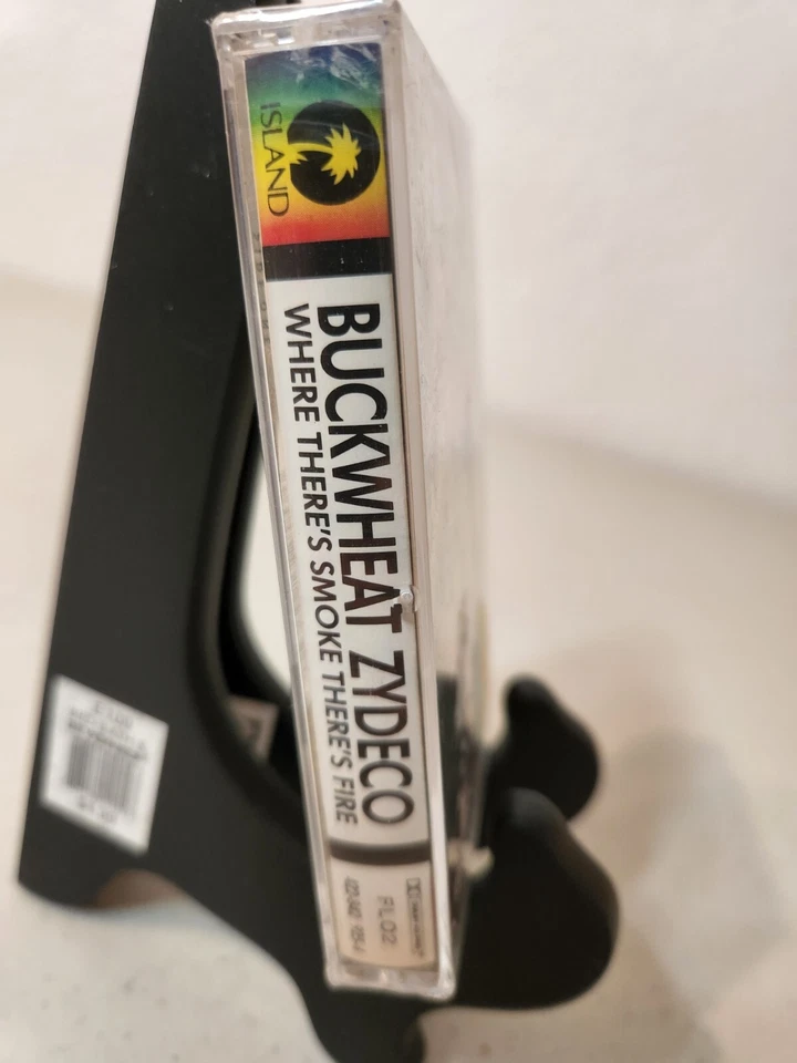 BUCKWHEAT ZYDECO FACTORY SEALED Cassette Where There's Smoke There's Fire FstShp - Image 2 of 4