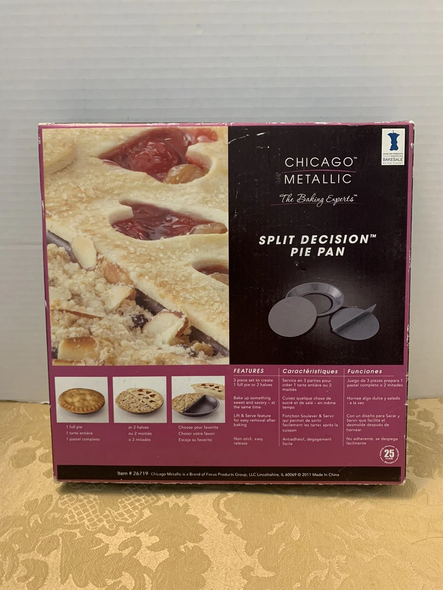 Chicago metallic split 2025 decision pie pan