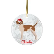 American English Coonhound Ornament Redtick Gifts Personalized Mom Dad Christmas