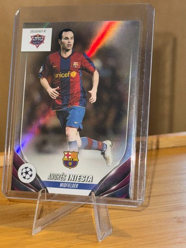 Topps Ruika Shanghai Card Show Exclusive Refractor Andres Iniesta #9 SP SSP - Picture 1 of 3