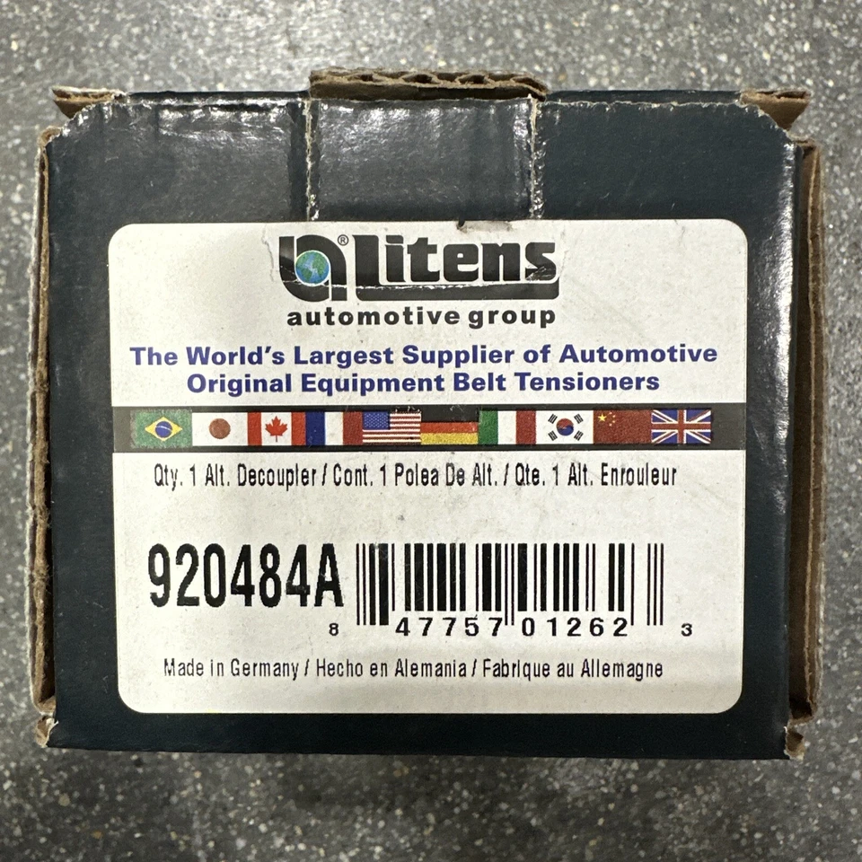Polea desacopladora alternador litros 920484A para Mercedes Benz AMG CLA 2014-2020 Foto 3 de 3