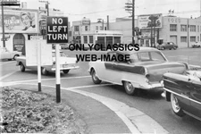 1957 SAN FRANCISCO CA PHOTO CAR GAS STATION COCA-COLA SIGN AUTOMOBILIA AMERICANA