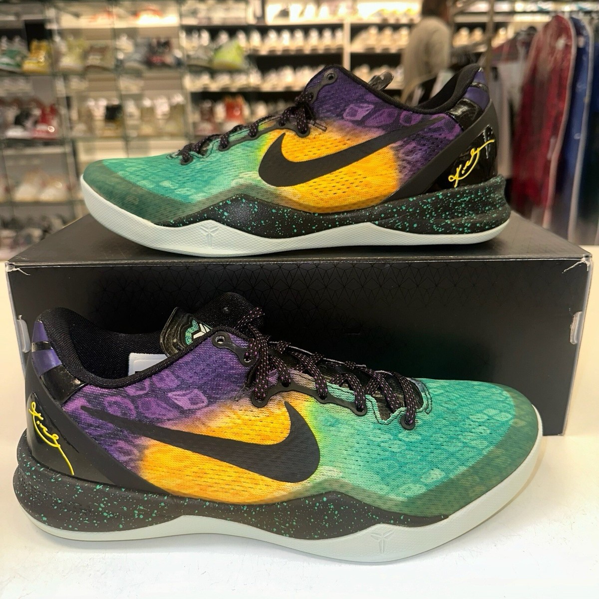 Nike Kobe 8 バスケットボールシューズ グリーン FQ3549-101 Nike Kobe 8 Protro Aqua (Men's) | eBay