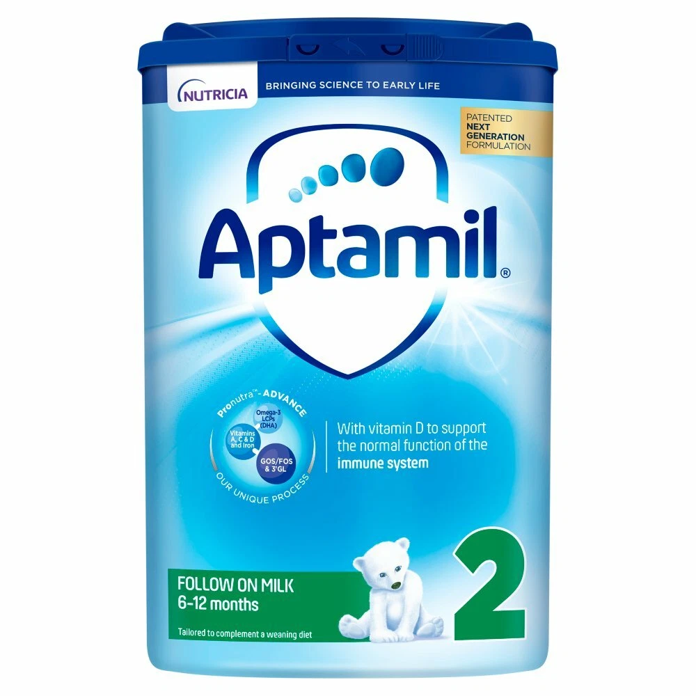 APTAMIL 2 WITH VITAMIN D 6-12 MONTHS 800G
Opens in a new window or tab