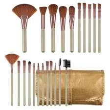22 Pcs Makeup BRUSHES Kit Set Powder Foundation Eyeshadow Eyeliner Lip Brush NEW