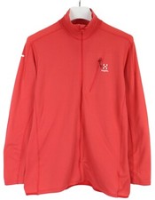 HAGLOFS L.I.M Series Sweatshirt Women's XL Thin Stretch Full Zip Pocket Stripe