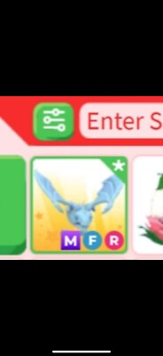 Adopt A Pet from Me - Mega Neon Fly Ride Frost Dragon - MFR- * FAST DELIVERY*