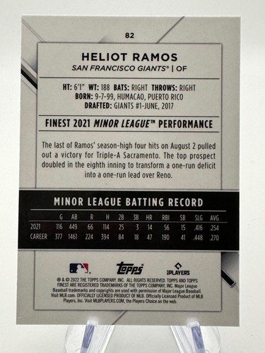 2022 Topps Finest MLB Baseball Cards 1-100 UPick You Pick From List Lot - Picture 148 of 172