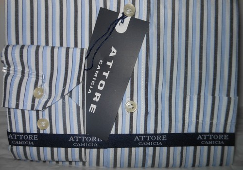 Camicia classica uomo Attore manica lunga collo Button down art 097 - Foto 3 di 11