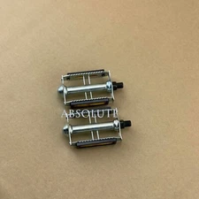 VINTAGE CHROME SCHWINN FASTBACK STINGRAY ROAD BIKE RAT TRAP PEDALS 1/2" BICYCLE.