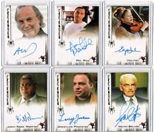 Marvels Spiderman - Autograph & Costume Relic Card Selection NM Upper Deck