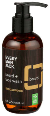 Every Man Jack  Beard & Body Wash Sandalwood  1 Each  6.7 Oz