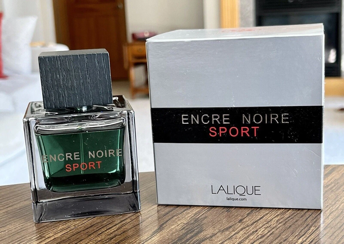 Encre Noire Sport by Lalique 3.3 oz Eau de Toilette Spray / Men