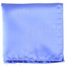 New Men's polyester Pocket Square Hankie Handkerchief blue wedding formal