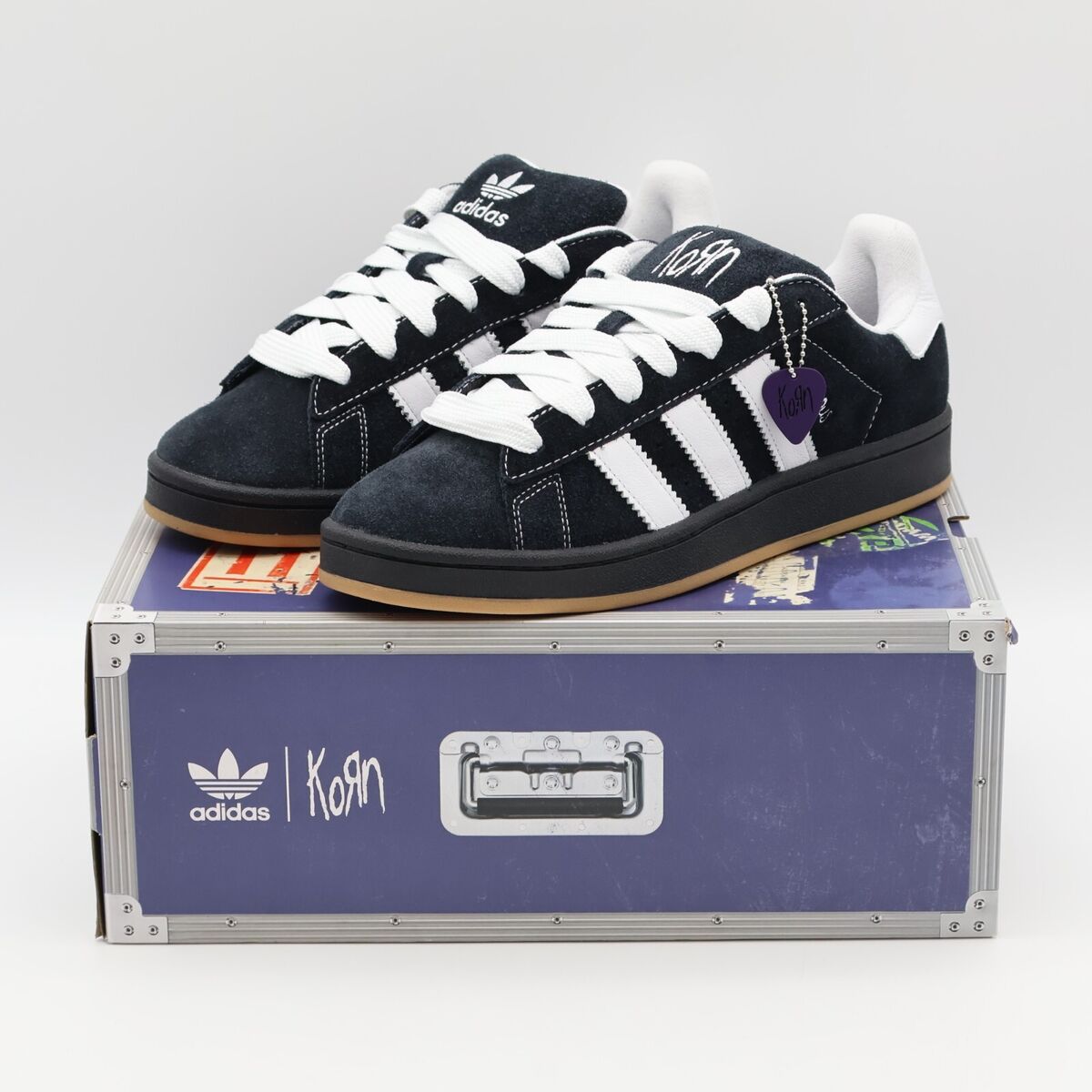 IG0792 Korn adidas Originals Campus '00s Black White Gum IG0792 Korn adidas Originals Campus '00s Black White Gum