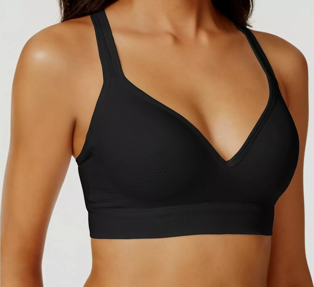 Buy Jockey Racerback Medium Impact Sports Bra-Black at Rs.449