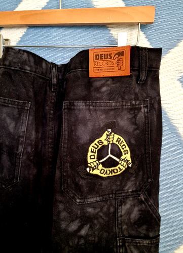 Deus Ex Machina " Big Fella Dyed Pant - Anthracite " Carpenter 34 Jeans RAR sehr guter Zustand - Bild 12 von 12