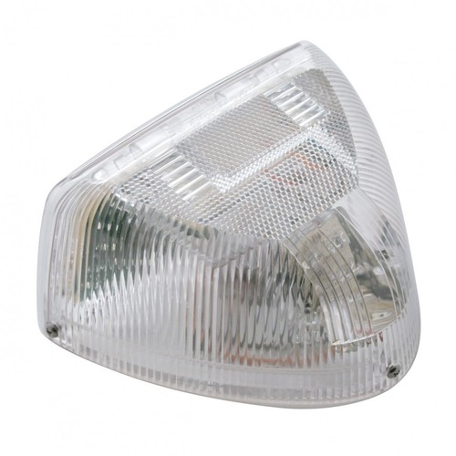 Peterbilt 379 Turn Signal Head Light Marker Light - 31 Amber LED/Clear Lens - Foto 2 di 3