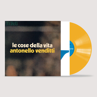 Antonello Venditti Le Cose Della Vita Vinile Lp 180 Gr. Numerato Colorato Giallo