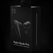 🔥Palm Buds Pro Bluetooth True Wireless Noise Cancelling Headphones Satin Black
