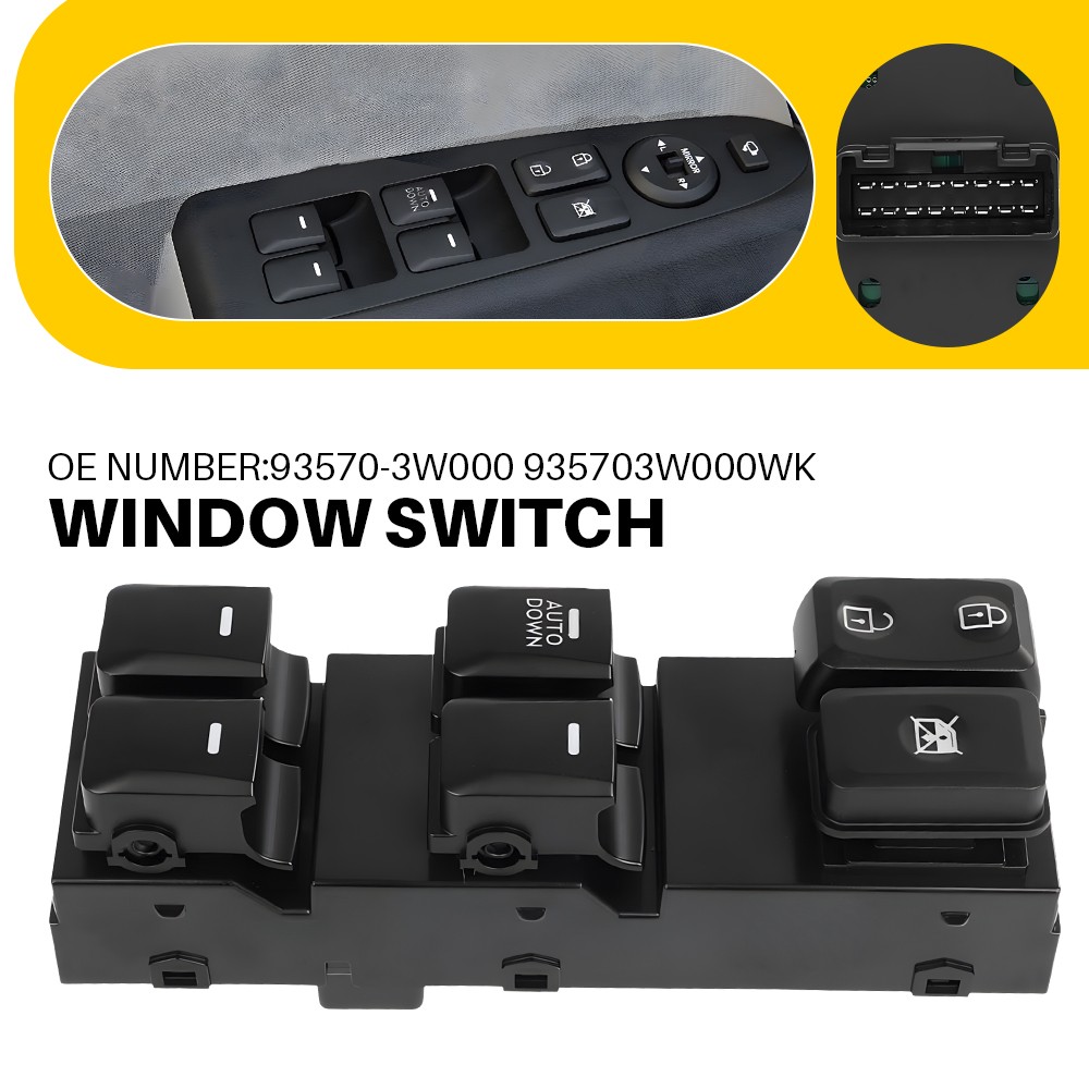 Master Power Window Switch for Kia Sportage 2011-2016 Front Left Driver Side USA