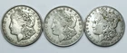 *LOT OF 3 MIXED DATE MORGAN SILVER DOLLARS* NR #G3828