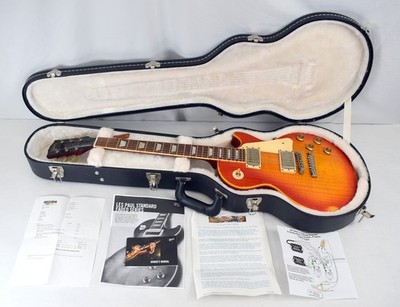 2008 Gibson Les Paul Electric Guitar Cherry Sunburst Refinished by Nash Guitars