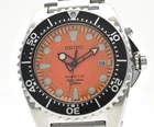 ▶️[Exc+5] SEIKO KINETIC SCUBA 5M62-0BL0 Vintage 1999 Orange Dial Men's JAPAN