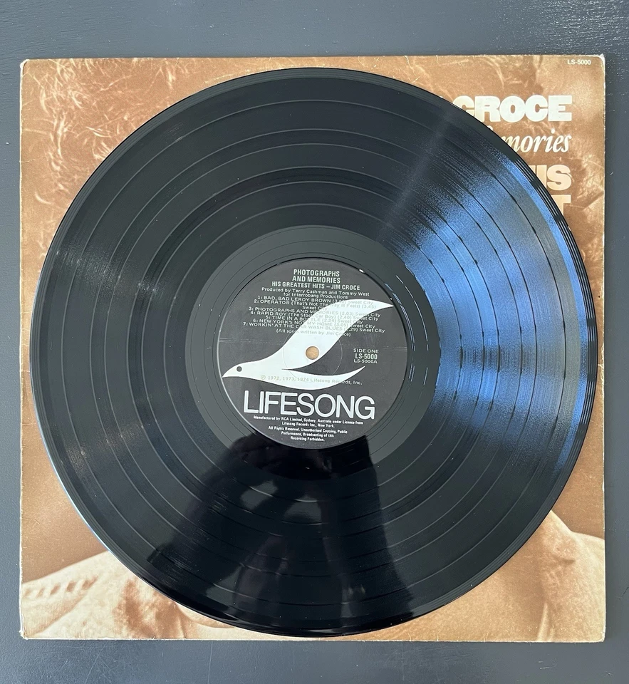 Jim Croce, Photographs & Memories, 1976 Australian Release. - Image 3 of 4