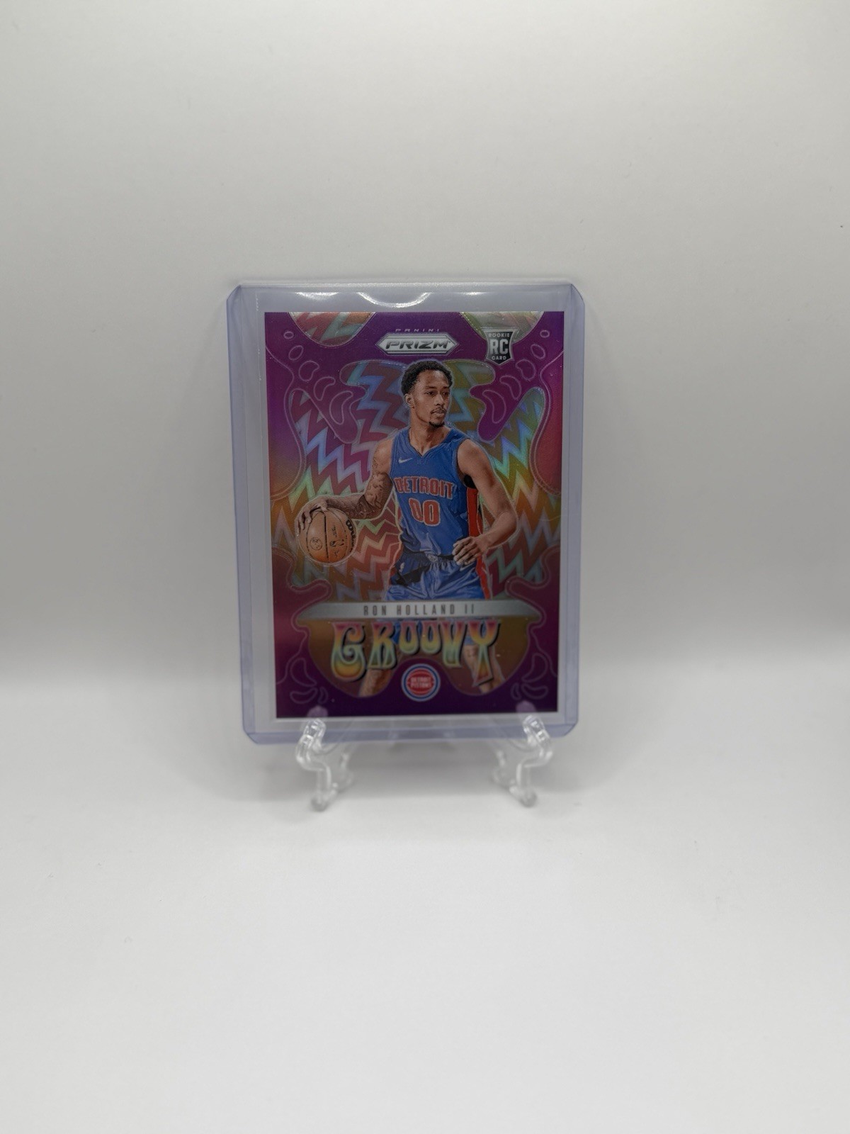 2024-25 Panini Prizm Ron Holland II #13 RC Rookie Groovy Case Hit SSP