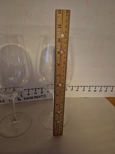 2 Riedel Crystal Bordeaux Wine 32oz Glass 10-5/8" Large Wine Glasses Barware EUC - Picture 2 of 10
