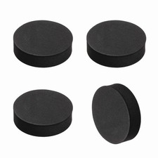 4Pcs Speaker Isolation Pads, 60mmx16mm Black Round EVA Acoustic Foam Pads Feet