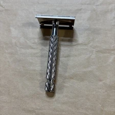 Vintage Gillette tech Safety Razor/Shaver Aluminium Handle made in England