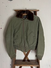 Vintage 40s WW2 USAAF B-15 Flight Bomber Jacket Mens Small