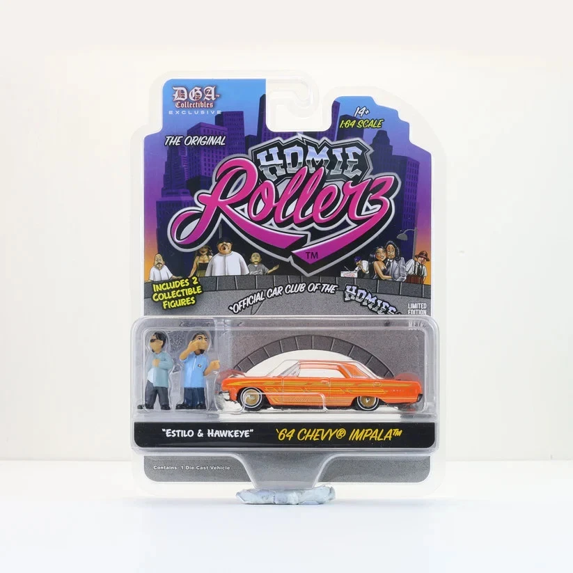 Greenlight x DGA 1:64 Homie Rollerz 2025 Serie 1 Juego de 6 Coches y Figuras Foto 4 de 4