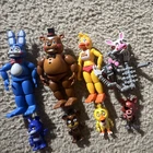 Five Nights at Freddy's Figure Lot Freddy Bonnie Chica Foxy/Mangle