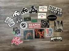 Lot Of 20 Stickers- Hardcore Punk Emo Music/ Skateboarding Alternative