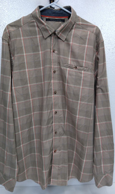 SEAN JOHN Beige Long Sleeve SZ 3XLCotton/Polyester Breast Pocket SHIRT