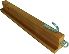 Intrepid International Portable Wooden Saddle Rack Wall Mount, Saddle Holder, Sp