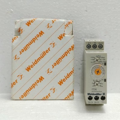 Weidmuller ITM Multifunction Timer Relay 0.1s-100h 12-240V AC/Dc 8362550000