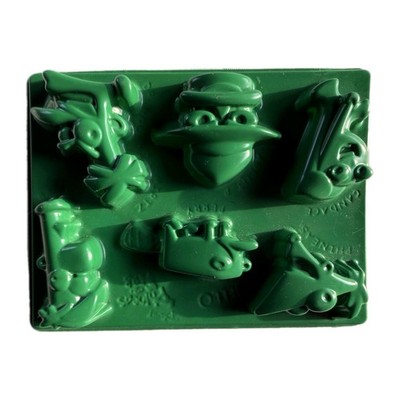 Disney Phineas and Ferb Jello Mold 2012 Kraft Foods 6 Fun Shapes Jello Jigglers