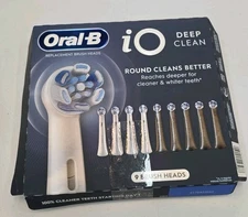 Oral-B iO Deep Clean Replacement Toothbrush Head, 9-count NEW OPEN BOX ITEM 